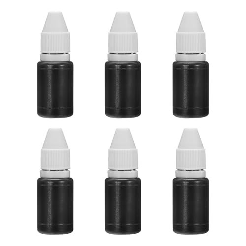 0.33oz Refill Ink for Stamps and Ink Pads, 6Pcs 10ml Stamp Pad Ink Refill — PATIKIL