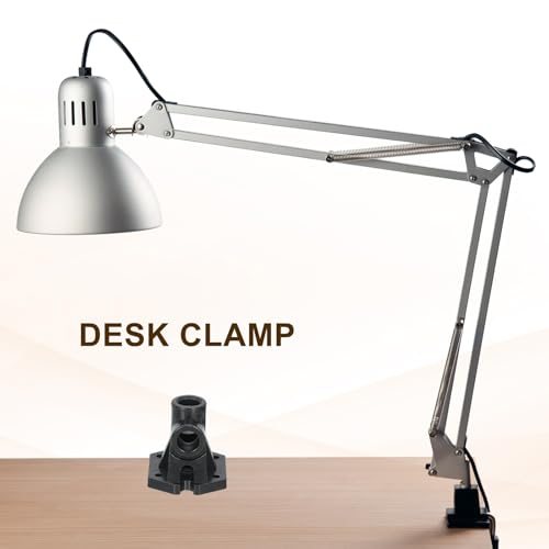 0.47" Hole Dia. Desk Clamp, Black view 5