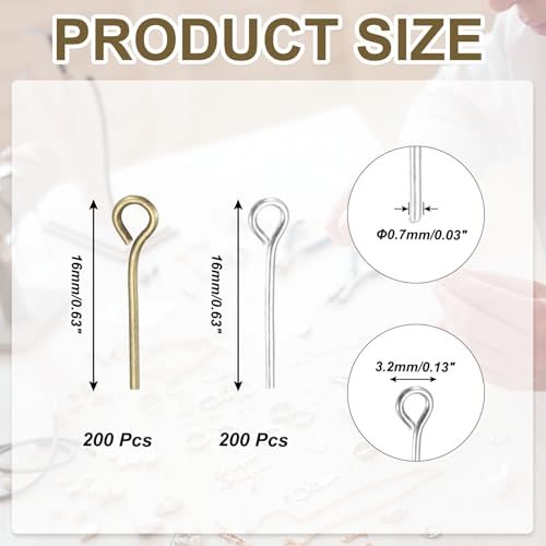 0.6 Inch Eye Pins view 2