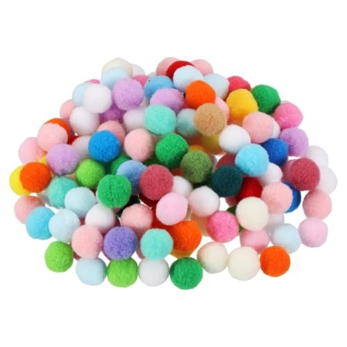 0.6" Pom Poms for Crafts, 150Pcs High Elastic Fuzzy, Pastel Balls for Art — PATIKIL