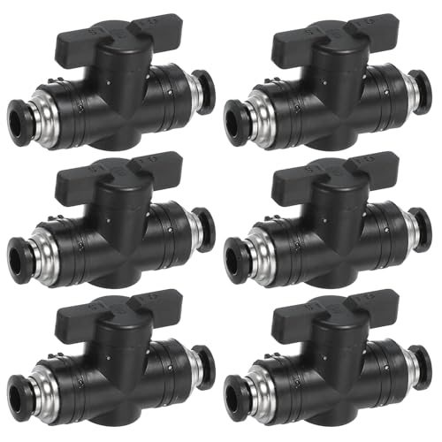 0-60 Degree BUC Air Flow Control Valve Quick Straight Connectors Air Hose — PATIKIL