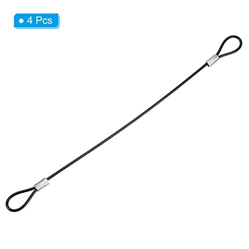 0.67ft Safety Cable Lock Stainless Steel 2mm view 3