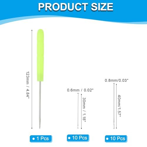 0.6mm/0.8mm Doll Hair Rooting Knitting Needles Kit view 2