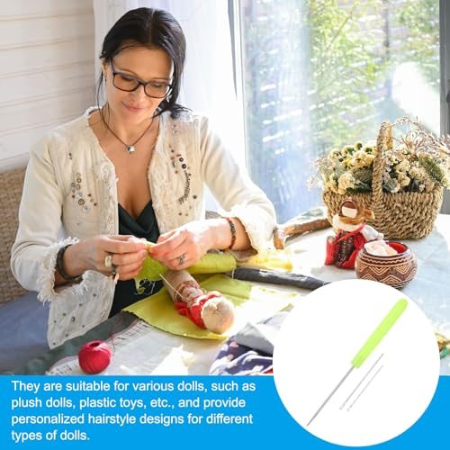 0.6mm/0.8mm Doll Hair Rooting Knitting Needles Kit view 5