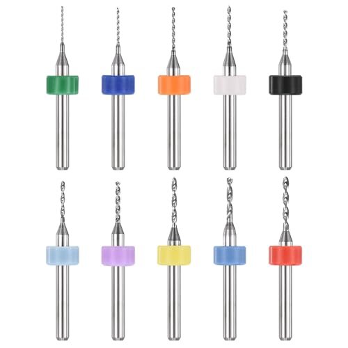 0.6mm-1.5mm Micro Drill Bits Set Carbide Tungsten Steel — PATIKIL