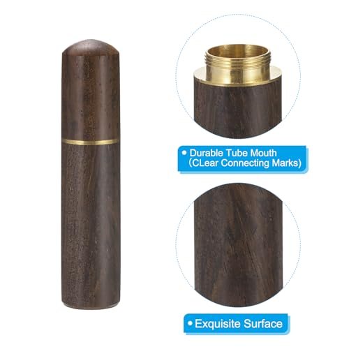 0.7" OD Wooden Sewing Needle Storage Holder Set Multicolored, Portable view 3