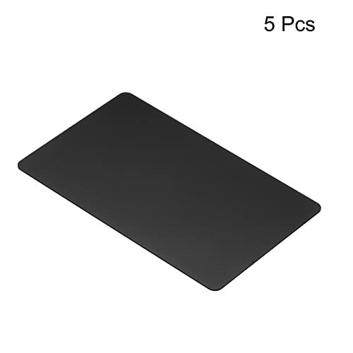 0.8mm Metal Business Cards, 5 Pack Blank Name Card Laser Engraving view 3