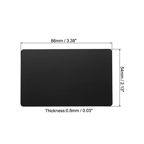 0.8mm Metal Business Cards, 5 Pack Blank Name Card Laser Engraving view 2