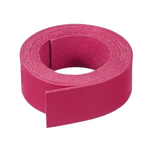 0.8x39" Flat Suede Leather Lace 20mm Faux Leather Strap Rose, Belt Strips — PATIKIL