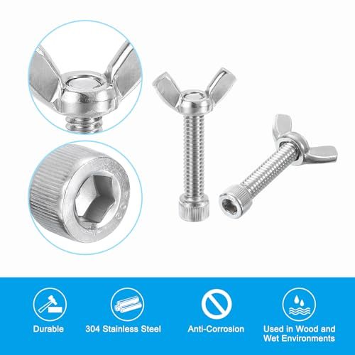 1-1/4" Stainless Steel Pottery Bat Pins, 10 Sets, Fits Standard Throwing view 4