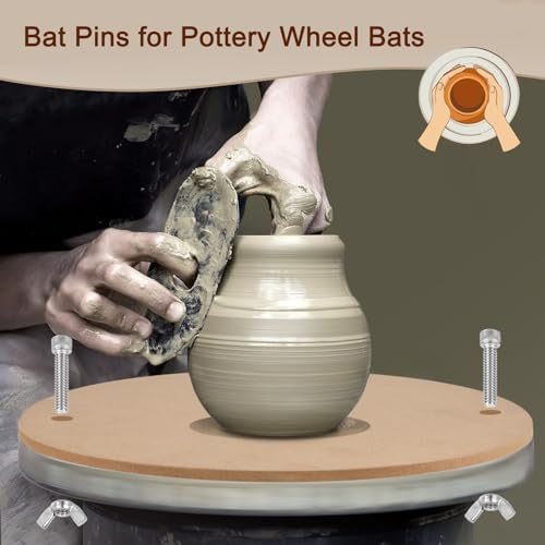 1-1/4" Stainless Steel Pottery Bat Pins, 10 Sets, Fits Standard Throwing view 5