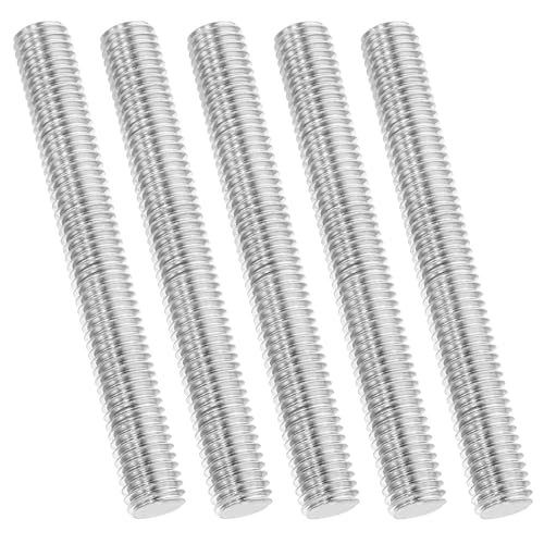1/2"-13 UNC 304 Stainless Steel Fully Threaded Rod, 5Pcs x 4.3" Long — PATIKIL