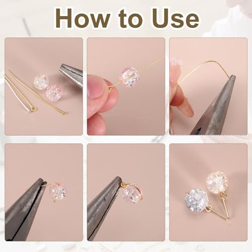1.2" Ball Pins Jewelry Making Headpins Straight Pins Findings view 4