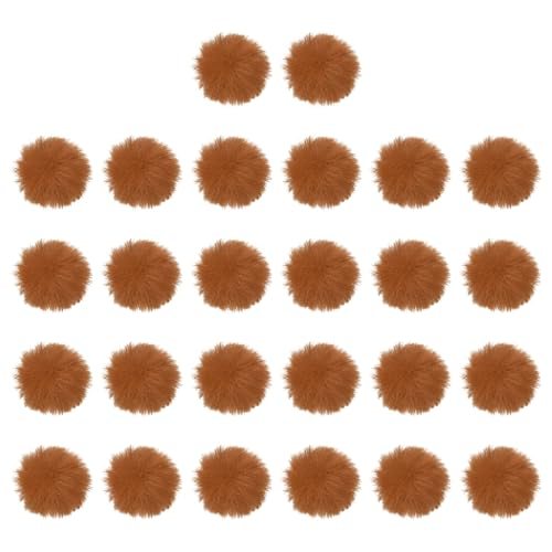 1.2" Faux Fur Pom Poms — PATIKIL