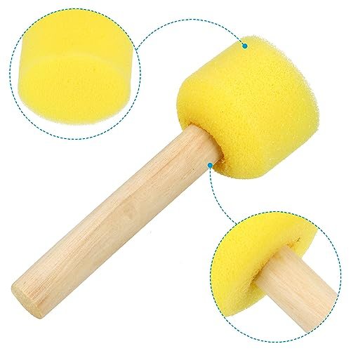 1.2" Paint Sponges - 40 Pack Round Sponge Foam Brushes view 4