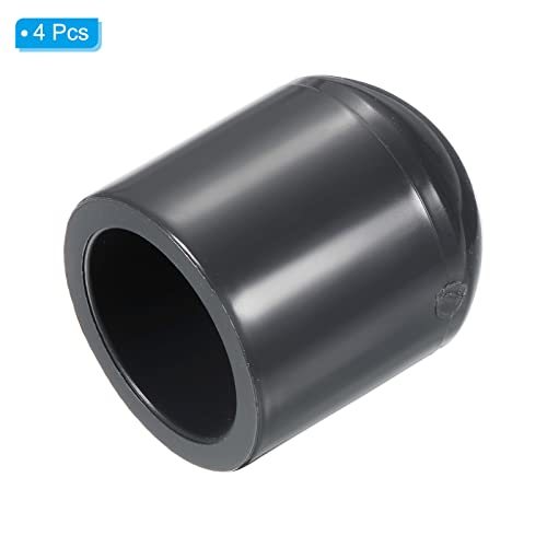 1/2" UPVC Pipe End Cap Fitting, 4 Pack Plug Socket Adapter Smooth Finish view 3