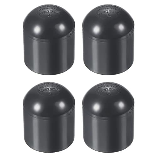 1/2" UPVC Pipe End Cap Fitting, 4 Pack Plug Socket Adapter Smooth Finish — PATIKIL