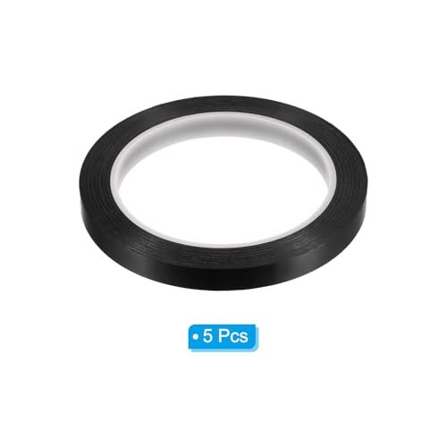 1/2" Whiteboard Tape 5pcs 72 Yard Thin Dry Erase Tape, Black view 3
