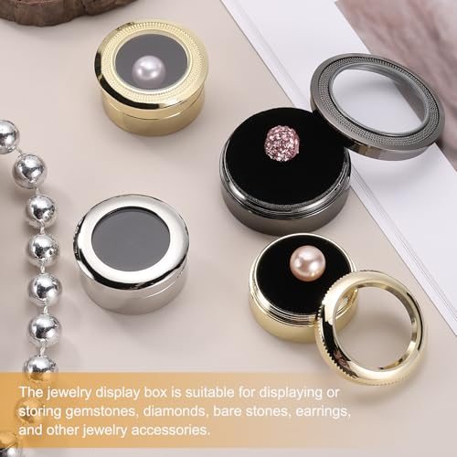 1.2x0.6 Inch Small Gemstone Display Case, 1 Pcs Loose Diamond Display Box view 4