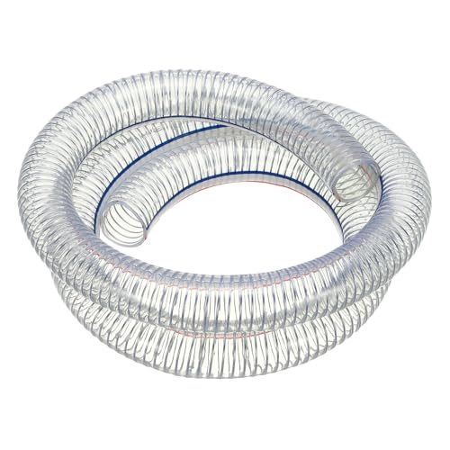 1-3/4" ID Wire Reinforced Hose 6.6 Ft PVC Vinyl Suction Tubing, High — PATIKIL