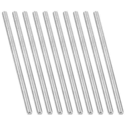 1/4"-20 UNC 304 Stainless Steel Fully Threaded Rod, 10Pcs x 5.5" Long — PATIKIL