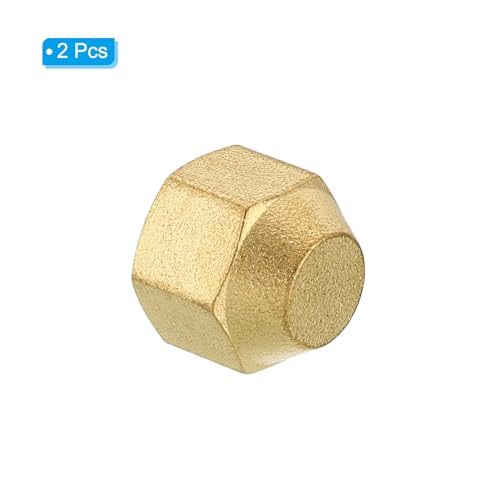 1/4" Brass Flare Cap view 3