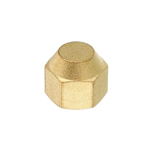 1/4" Brass Flare Cap view 5