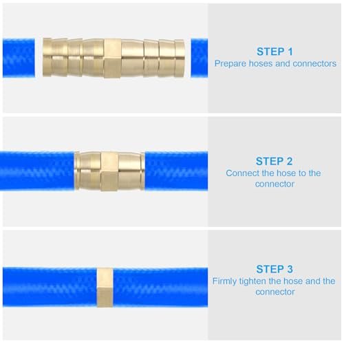 1/4" Brass Hose Barb Fitting view 4
