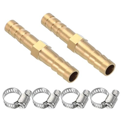 1/4" Brass Hose Barb Fitting — PATIKIL