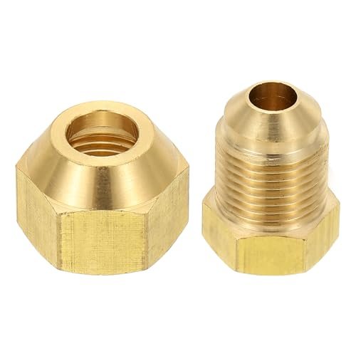 1/4" Female x 3/8" Male Flare Connectors — PATIKIL