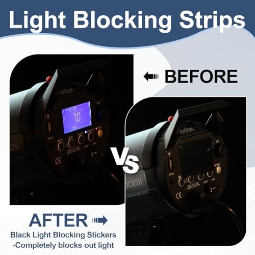 1.4" x108ft Blackout Tape, Light Blocking Stickers, Black view 4