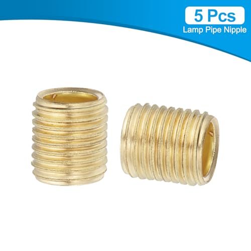 1/4IP Standard Thread Brass Lamp Pipe Nipple view 3