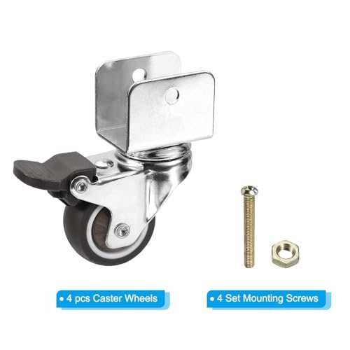 1.5" Swivel Caster Wheels view 3