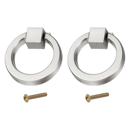 1.57" Zinc Alloy Hole Ring Cabinet Knobs — PATIKIL