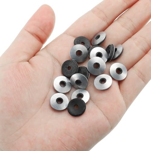 1/6" x1/2" EPDM Bonded Sealing Washers, 100Pcs Galvanized #8 view 5