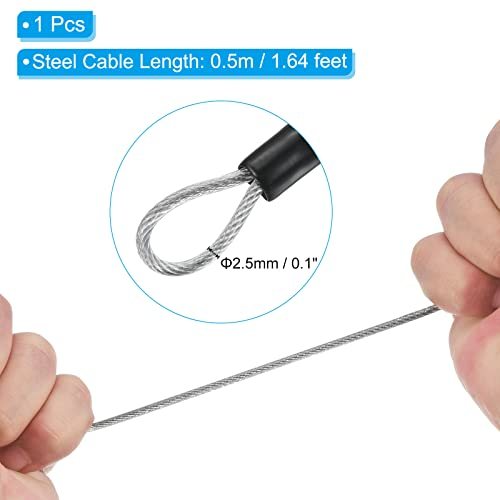 1.6Ft Security Steel Cable view 3