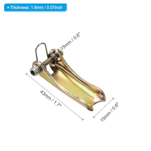 1.7 Inch Hook Safety Latch Kit, 4 Pack Metal Towing Hitch Replacement view 2