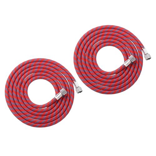 1/8 Air Brush Hose, 2Pcs 6ft Nylon Braided Air Brush Hose — PATIKIL