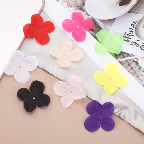 1.8 Inch (4.5cm) Flowers Patch, 100Pcs Artificial Flowers Handmade view 4