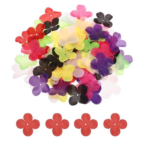 1.8 Inch (4.5cm) Flowers Patch, 100Pcs Artificial Flowers Handmade — PATIKIL