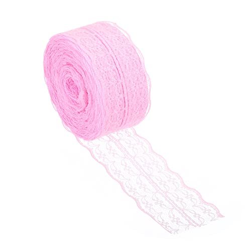 1.8 Inch Wide 25 Yards Lace Trim Ribbon, Sewing Lace Roll Gift Package — PATIKIL