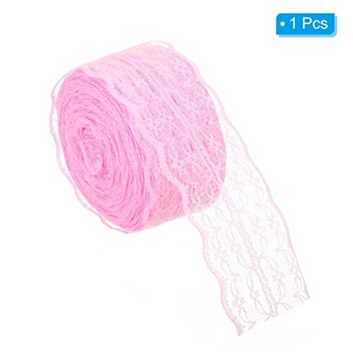 1.8 Inch Wide 25 Yards Lace Trim Ribbon, Sewing Lace Roll Gift Package view 3