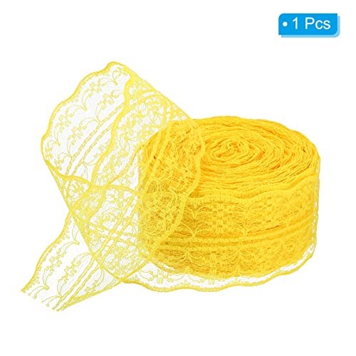 1.8 Inch x 25 Yards Lace Trim Ribbon, Non-Stretch Lace Sewing Roll Gift view 3