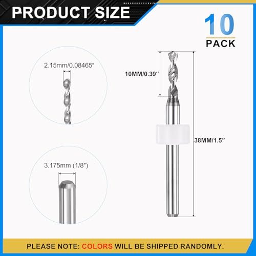 1/8" Shank 135° Mini Small Bits Print Circuit Board Drilling Tool view 2