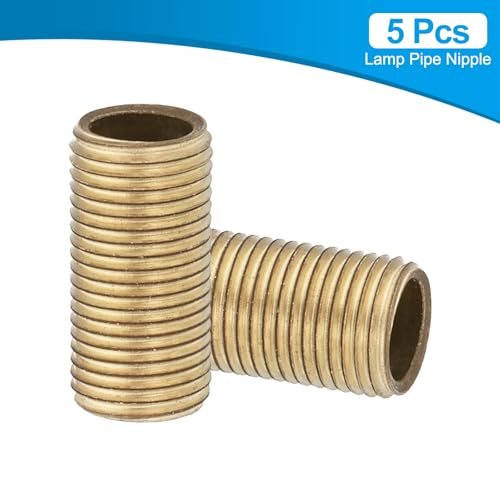 1/8IP Standard Thread Brass Lamp Pipe Nipple view 3