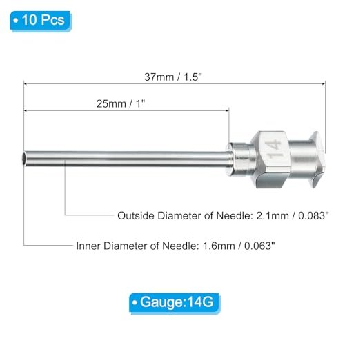1 Inch Stainless Steel Liquid Dispenser Needles view 2