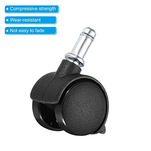 1 Inch Swivel Casters, 10 Pack Nylon 360 Degree Universal Circlip Swivel view 4