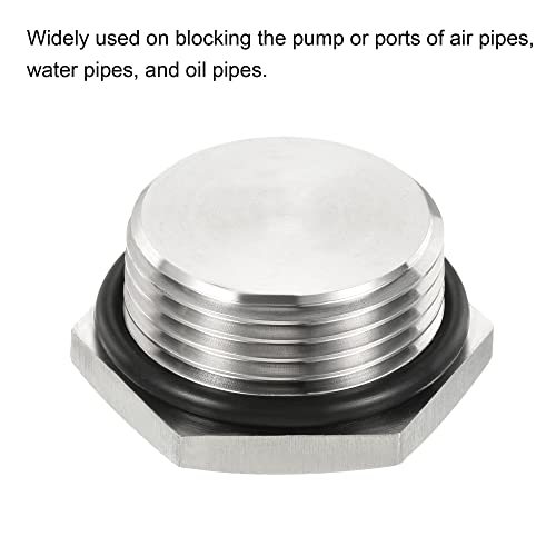 1 NPT Male Plug, 1 Pack Waterproof Dustproof 304 Stainless Steel Thread view 5