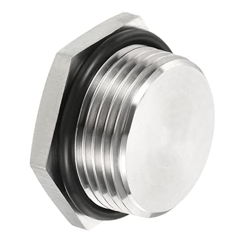 1 NPT Male Plug, 1 Pack Waterproof Dustproof 304 Stainless Steel Thread — PATIKIL