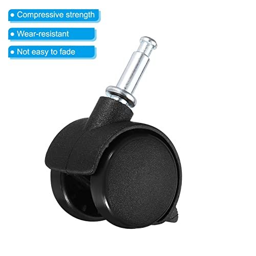 1" Swivel Stem Casters Nylon 360 Degree view 4